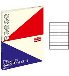 ETYKIETY SAMOPRZYLEPNE 105X35MM GRAND 150-1049 BIAŁE 100ARK*16SZT