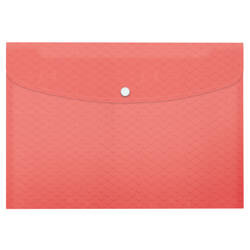 TECZKA KOPERTOWA A4 ESSELTE COLOUR'BREEZE 628489 KORALOWY PP 3SZT