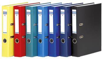 SEGREGATOR A4 PP DONAU MASTER-S Z SZYNĄ 50MM CZERWONY