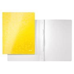 Skoroszyt kartonowy A4 LEITZ WOW 30010016 żółty