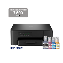 URZĄDZENIE WIELOFUNKCYJNE ATRAMENTOWE A4 BROTHER DCP-T430W KOLOR WI-FI