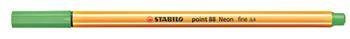 Cienkopis STABILO POINT 88/033 neonowy zielony 0.4