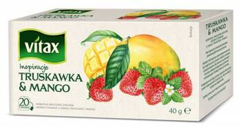 HERBATA TRUSKAWKA I MANGO VITAX INSPIRATIONS 20 TOREBEK