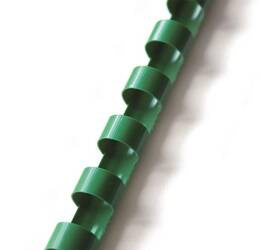 GRZBIET PLASTIKOWY 12.5MM ARGO 405125 ZIELONY 100SZT