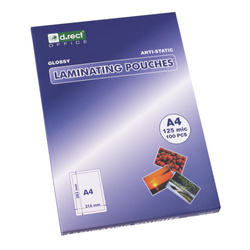 FOLIA DO LAMINOWANIA A4 D.RECT 125MIC 100 SZT