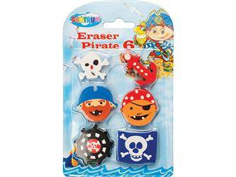 GUMKA DO ŚCIERANIA POLIMEROWA CENTRUM PIRATE 86617 6SZT