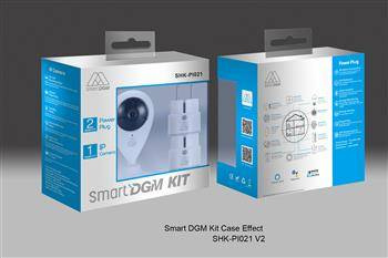 ZESTAW DGM SHK-PI021 WIFI 2.4: 2 X GNIAZDA ELEKTRYCZNE PP-W161 + KAMERA IP IPC-WA01 GRATIS!