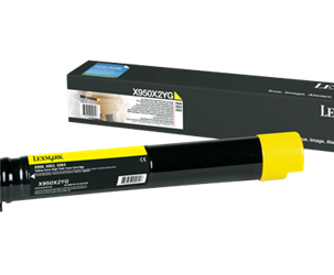 TONER ORYGINALNY LEXMARK X950X2YG YELLOW 22000 STRON
