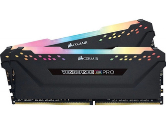 CORSAIR PAMIĘĆ DO PC DDR4 VENGEANCE PRO RGB DLA INTEL XMP CERTIFIED 16GB/3200(2*8GB) CZARNA CL16