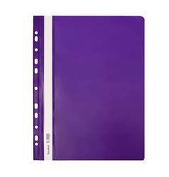 SKOROSZYT TWARDY PLASTIKOWY Z PERFORACJĄ A4 BIUR-FOL ST-02-11 FIOLETOWY 20SZT