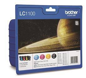 TUSZ ORYGINALNY BROTHER LC1100VALBP CMYK 450BK/ 3*325CMY STRON