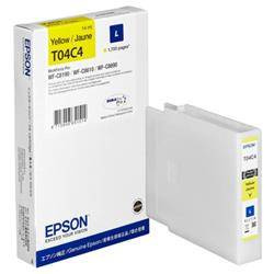 TUSZ ORYGINALNY EPSON T04C44 C13T04C440 YELLOW 1700 STRON