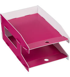 SZUFLADA NA DOKUMENTY GRAND GR-3002 NOTODESK 120-1882 RÓŻOWA 330X254X165MM POLIPROPYLEN