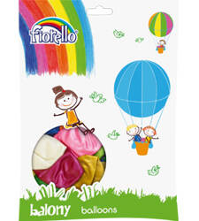 BALONY 10" FIORELLO 170-1678 METALICZNY MIX KOLORÓW 100SZT