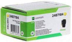 TONER ORYGINALNY LEXMARK 24B7184 YELLOW 6000 STRON
