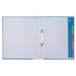 SEGREGATOR A4 TEKTUROWY DONAU DO AKT OSOBOWYCH 2R/20MM NIEBIESKI