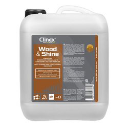 EMULSJA SAMONABŁYSZCZAJĄCA I PIELĘGNUJĄCA PODŁOGI CLINEX WOOD&SHINE 5L