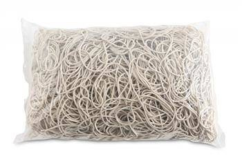 GUMKI RECEPTURKI OFFICE PRODUCTS 80MM 1,5X1,5MM 60% BIAŁE 1KG