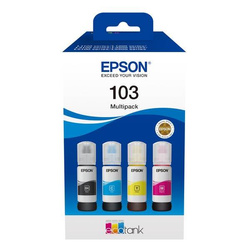 EPSON ORYGINALNY INK / TUSZ C13T00S64A, 103, T00S64A, CMYK, EPSON ECOTANK L3151, L3150, L3111, L3110