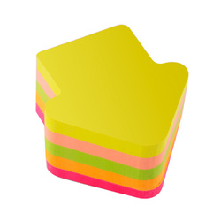 KARTECZKI SAMOPRZYLEPNE 70X70MM D.RECT STRZAŁKA MIX 400KART