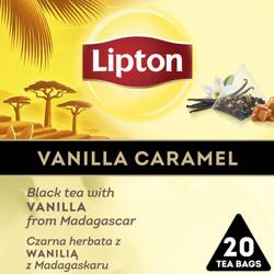 HERBATA CZARNA WANILIA PIRAMIDKI LIPTON 20 TOREBEK