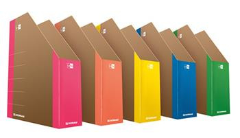 POJEMNIK NA CZASOPISMA A4 DONAU LIFE POMARAŃCZOWY KARTON