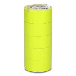 ETYKIETY SAMOPRZYLEPNE 23X16MM DO METKOWNIC EMERSON ŻÓŁTE 5 ROLEK*600SZT