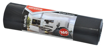 WORKI NA ŚMIECI LDPE OFFICE PRODUCTS CZARNE 160L 10SZT.