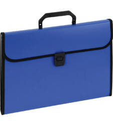 TECZKA Z RĄCZKĄ ROZSZERZANA A4 EAGLE 120-1221 NIEBIESKA 12 PRZEGRÓDEK