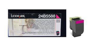 TONER ORYGINALNY LEXMARK 24B5588 MAGENTA 3000 STRON