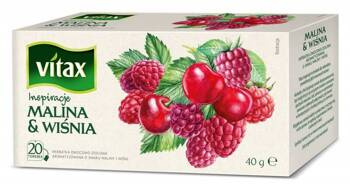 HERBATA MALINA I WIŚNIA VITAX INSPIRATIONS 20 TOREBEK