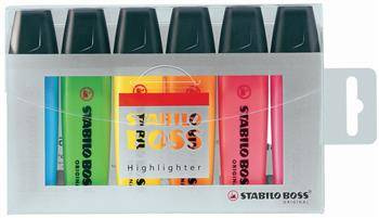 ZAKREŚLACZ STABILO BOSS 70/6 MIX*6 2-5MM 6SZT.