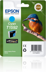 TUSZ ORYGINALNY EPSON T1592 C13T15924010 CYAN 17 ML