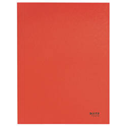 TECZKA A4 LEITZ RECYCLE 39060025 CZERWONY KARTON 430 G/M²
