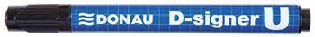 MARKER PERMANENTNY DONAU D-SIGNER U CZARNY OKRĄGŁY 2-4MM