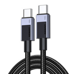 Kabel USB-C do USB-C Ugreen L512, 100W, 5A, 3m (czarny)
