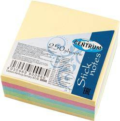 KARTECZKI SAMOPRZYLEPNE 51X51 CENTRUM 80098 PASTEL*5 250 KART