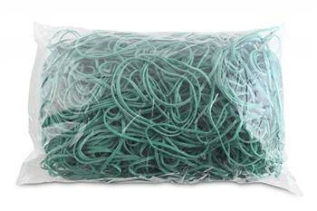 GUMKI RECEPTURKI OFFICE PRODUCTS 80MM 1,5X3MM 60% ZIELONE 1KG