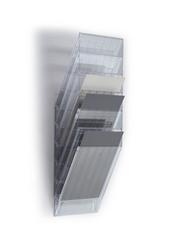 ZESTAW POJEMNIKÓW NA DOKUMENTY A4 DURABLE FLEXIBOXX 1709760400 PRZEZROCZYSTY 6SZT