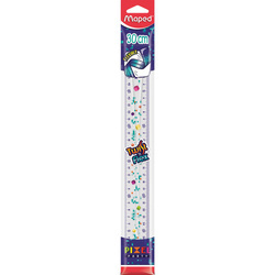 LINIJKA PLASTIKOWA 30CM MAPED PIXEL TWIST’N FLEX NIEŁAMLIWA