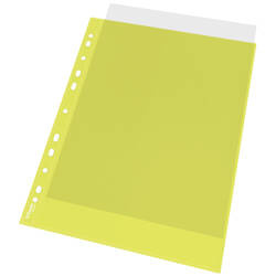 KOSZULKI KRYSTALICZNE A4 ESSELTE 47201 ŻÓŁTE 55MIC 10SZT