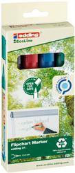 MARKER DO FLIPCHARTÓW EDDING ECOLINE 31 MIX KOLORÓW 1.5-3 MM 4SZT