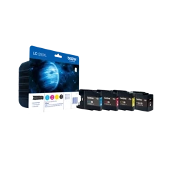 TUSZ ORYGINALNY BROTHER LC1280XLVALBP CMYK 2400BK/3*1200 CMY STRON