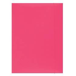 TECZKA Z GUMKĄ A4 OFFICE PRODUCTS RÓŻOWA KARTON 300GSM
