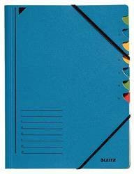 Teczka segregująca LEITZ 39070035 niebieska 7 przekładek