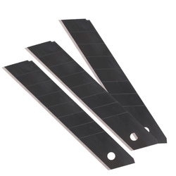 OSTRZA DO NOŻY 18MM DUŻE SMART CZARNE 10SZT