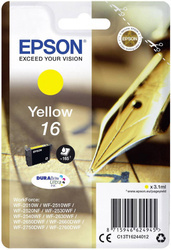 TUSZ ORYGINALNY EPSON T1624 C13T16244012 YELLOW 3,1 ML