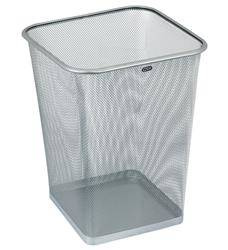 KOSZ NA ŚMIECI METALOWA SIATKA 18L GRAND GR-017S 120-1460 KWADRATOWY SREBRNY