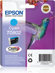 TUSZ ORYGINALNY EPSON T0802 C13T08024011 CYAN 7,4 ML