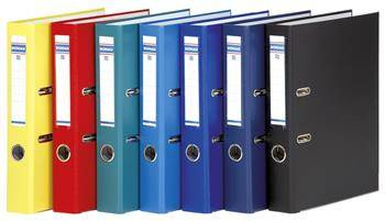 SEGREGATOR A4 PP DONAU MASTER-S Z SZYNĄ 50MM CIEMNONIEBIESKI